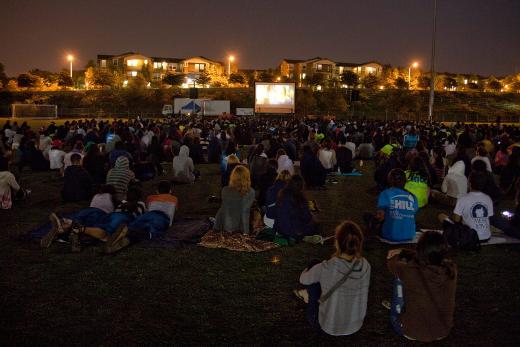 "Screen on the Green" event