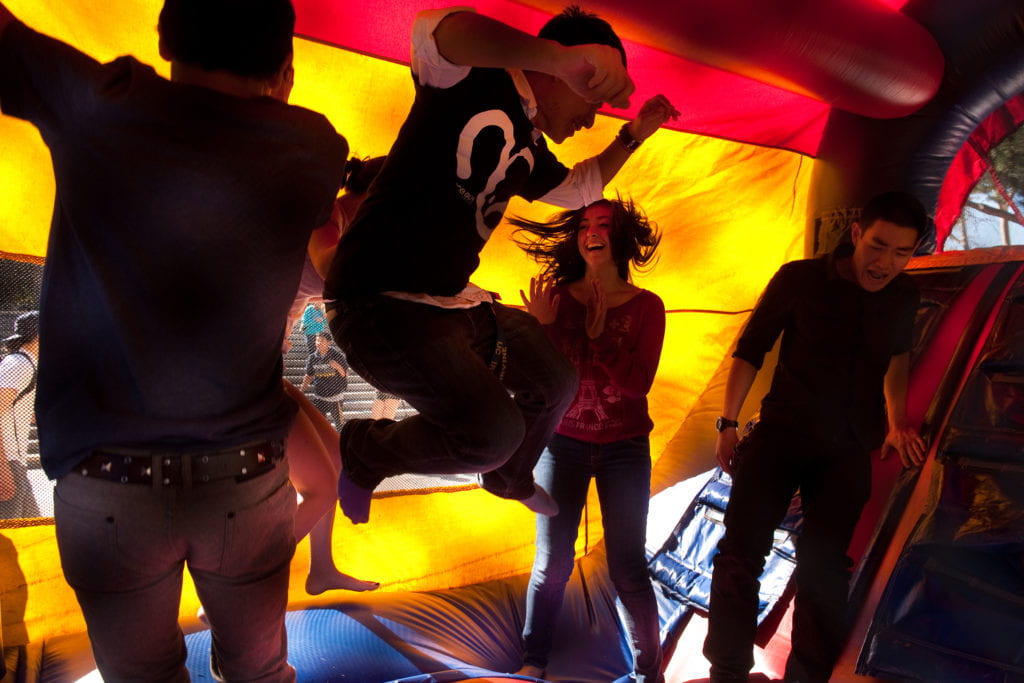 A bounce house for students