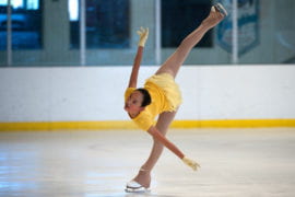 Zhou on the ice