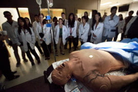 High school students in UCI's new Summer Premed Program