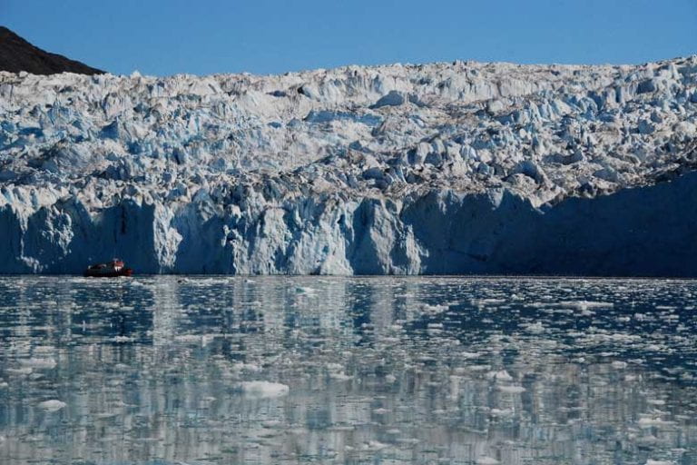 Warmer ocean speeding Greenland glacier melt
