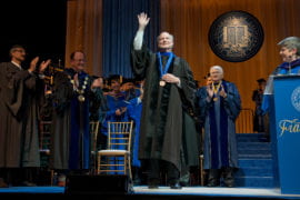 Gillman invested as UCI’s sixth chancellor