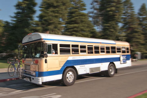 UCI shuttle bus