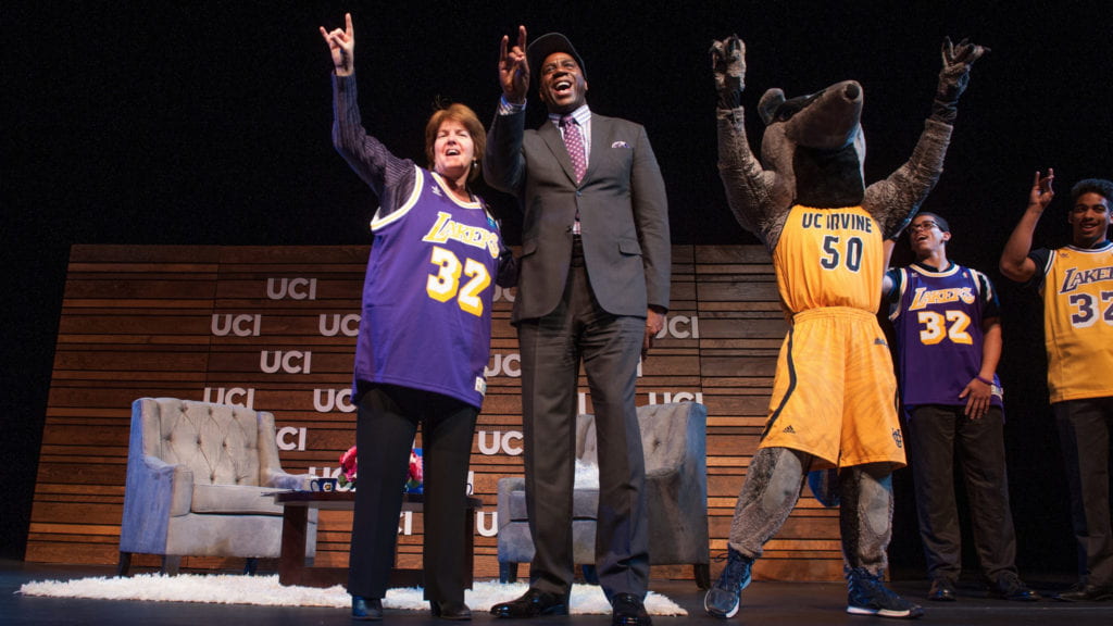 Former L.A. Lakers star Magic Johnson