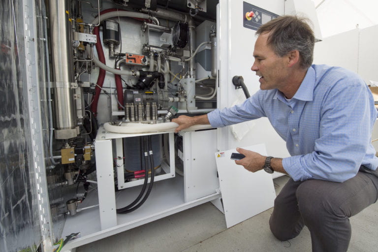 In a national first, UCI injects renewable hydrogen into campus power supply