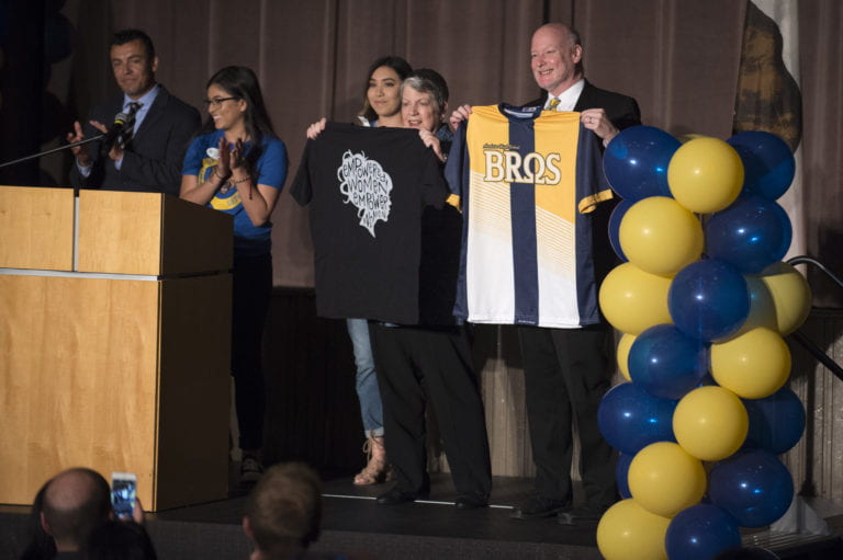 Gillman, Napolitano assure Anaheim High students that a UC education is within reach
