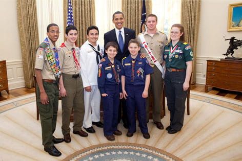 Ruben Hipolito pictured with President Barack Obama