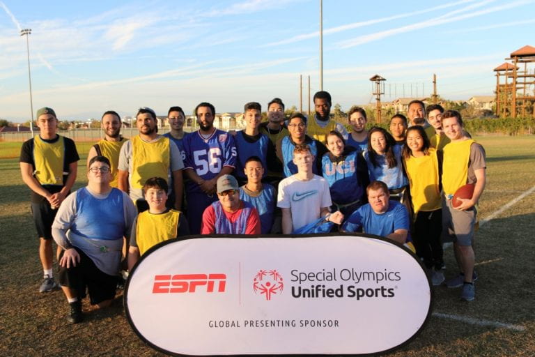 Campus Recreation partners with SoCal Special Olympics for flag football clinics
