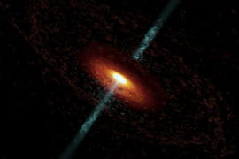 Astronomers from UCI and Texas A&M peer into distant black hole’s ‘sphere of influence’