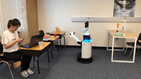 A study working with the Toyota Human Support Robot known as CARL SR.