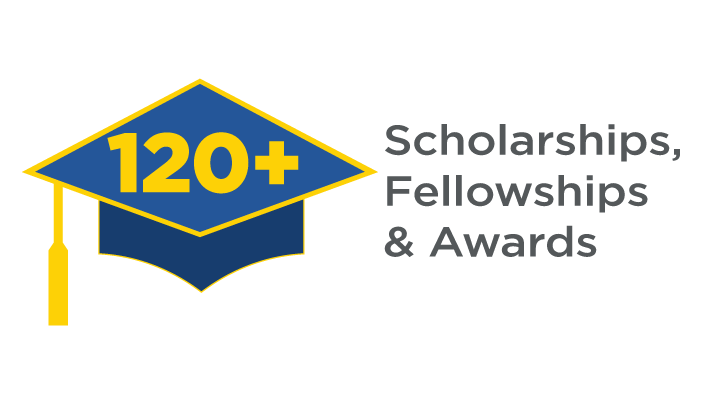 120 plus scholarships, fellowships and awards funded
