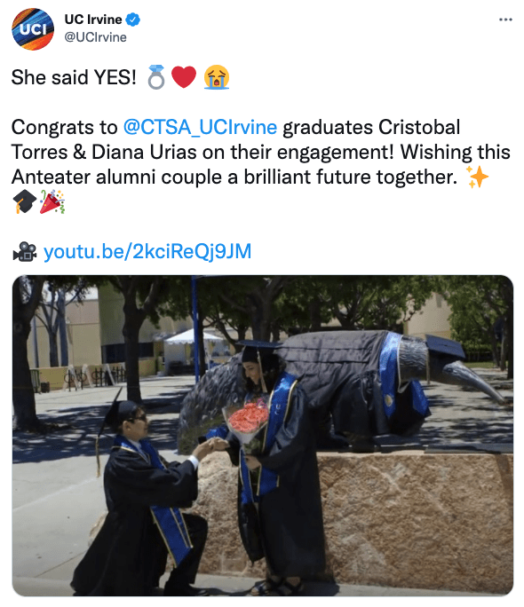 UCI commencement proposal
