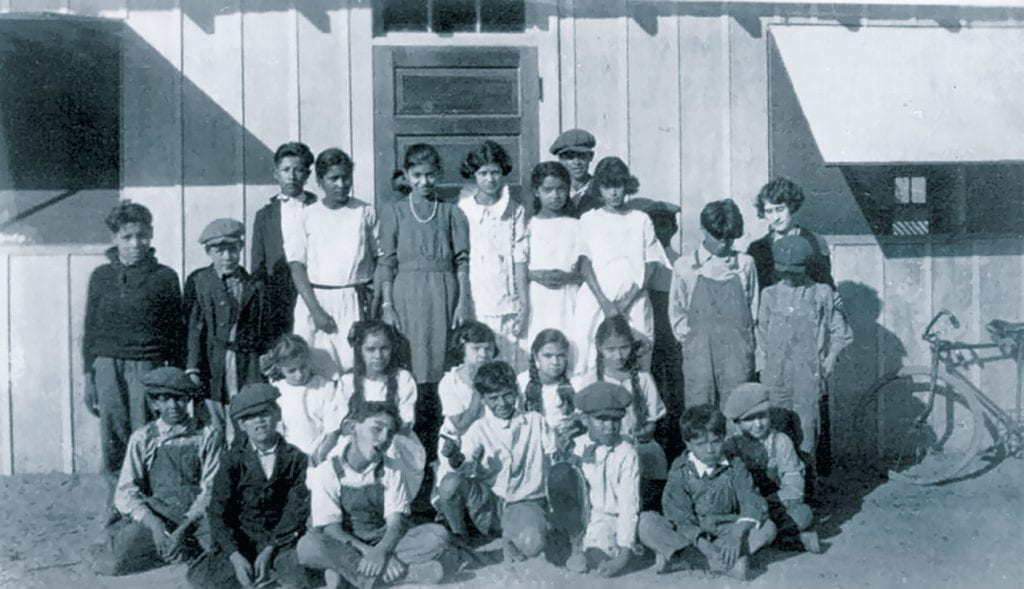 1925 photo from Cypress Street, depicts Mexican and Mexican American students