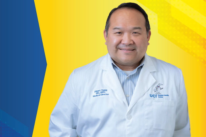 Dr. Albert Chang, Medical director, UCI Student Health Center