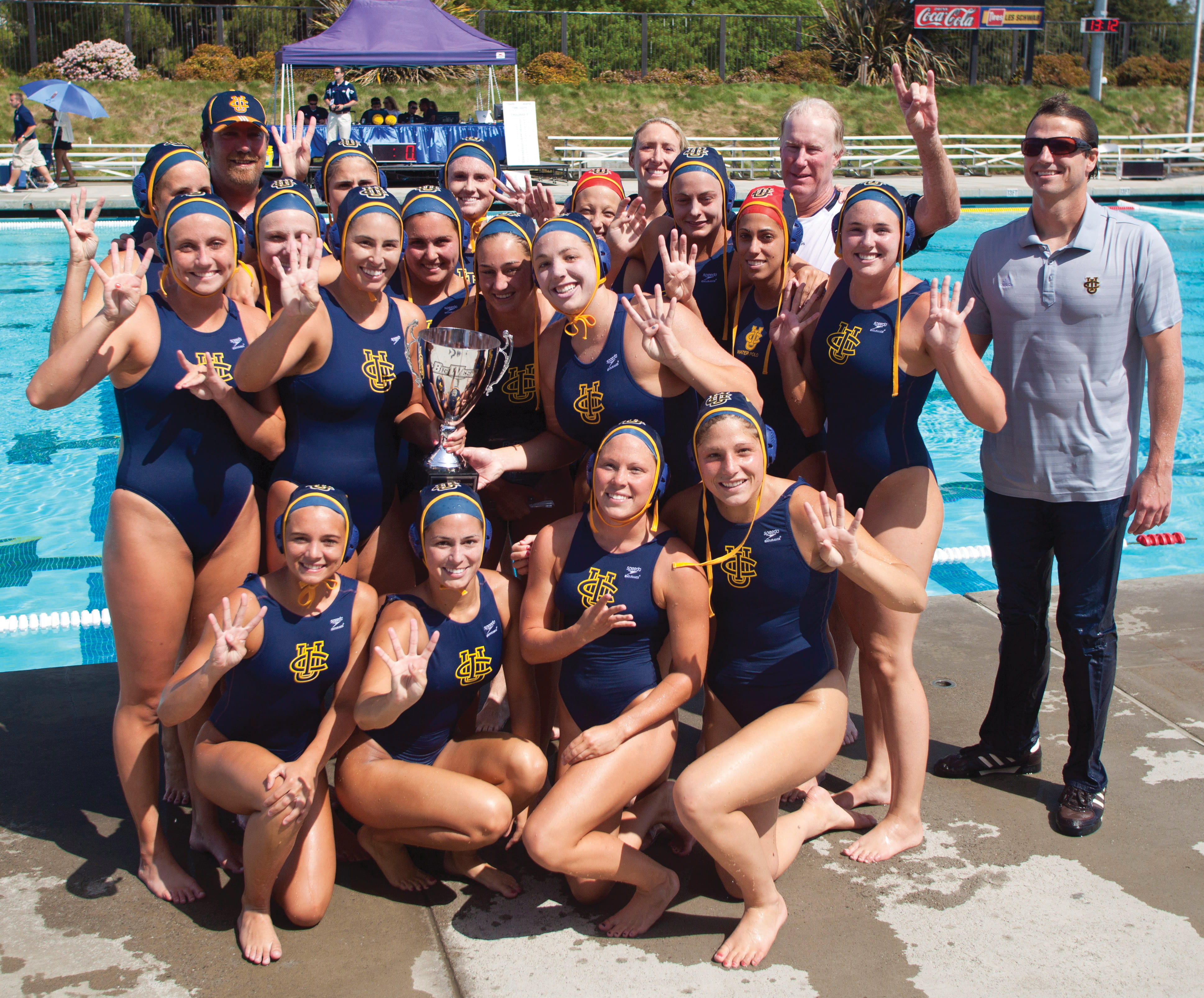The 2012 UCI women's water polo team