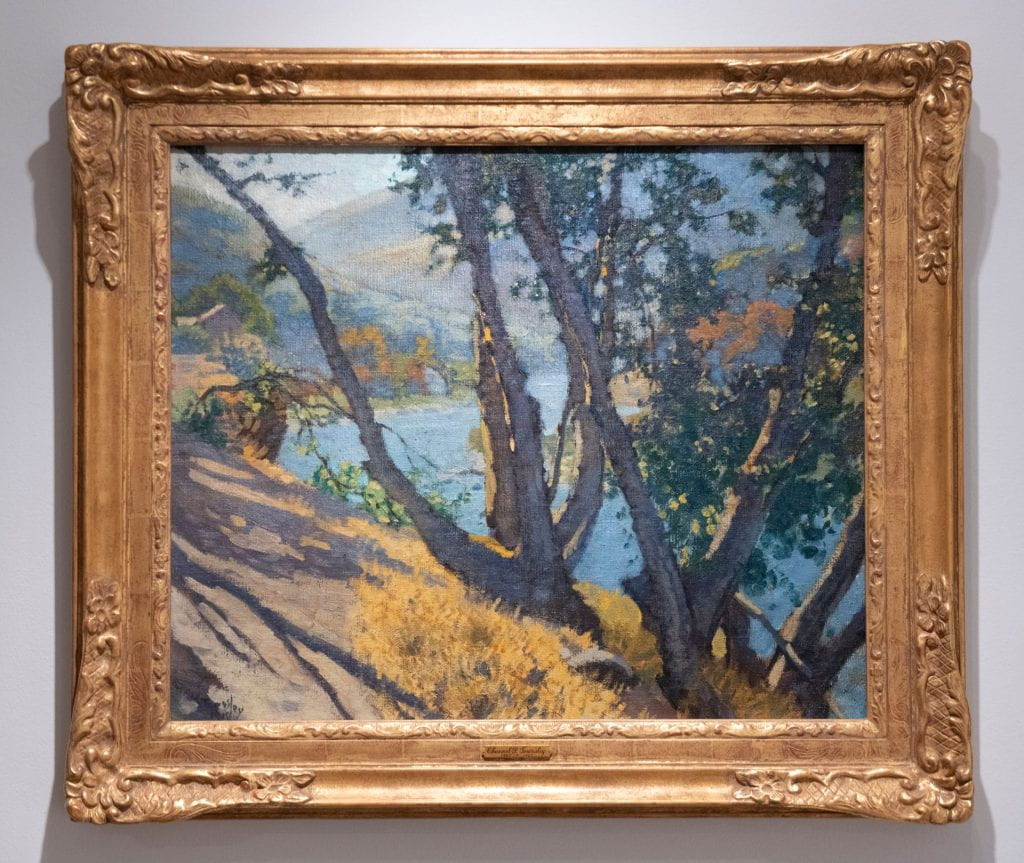 Painting: Channel Pickering Townsley’s 1919 “Bend of the River” captures an extinct view of the San Gabriel River.