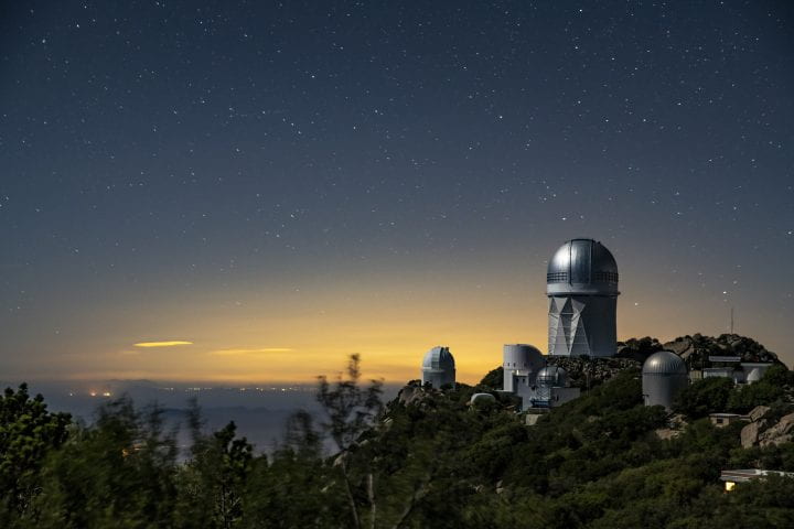 Photo of Kitt Peak National Observatory in Tuscon, Arizona.