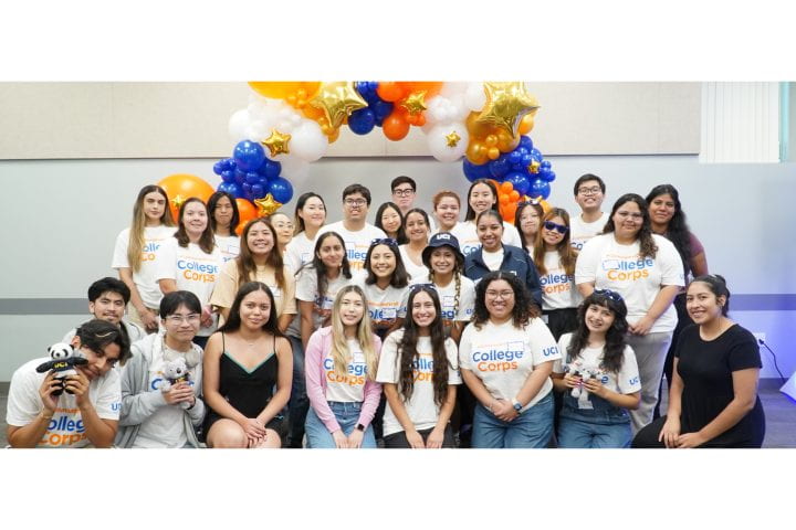 UCI College Corps cohort 2 at the campus’s recent launch party.