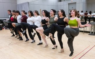 Dancers rehearse for UCI’s production of “Cabaret,”