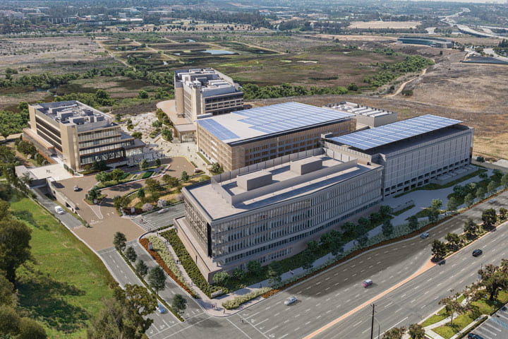 UCI Medical Complex in Irvine rendering