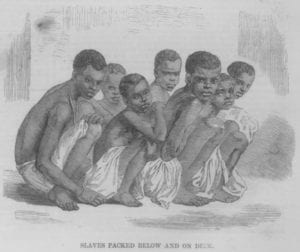 About 25 percent of the African slaves who arrived in the New World between the 16th and 19th centuries soon boarded other ships for distribution throughout slave trade routes within the Americas. 